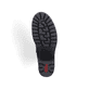 
Tiefschwarze Rieker Damen Schnürstiefel Y8610-00 mit einer Profilsohle mit Blockabsatz. Schuh Laufsohle