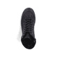 Schwarze Rieker Damen Schnürstiefel 74244-00 mit wasserabweisender TEX-Membran. Schuh von oben.