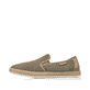Mocassins Rieker verts pour homme B5276-54 avec bande élastique. Côté extérieur de la chaussure.