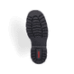 
Nachtschwarze Rieker Damen Schnürstiefel Y9331-00 mit einer leichten Profilsohle. Schuh Laufsohle