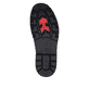 Schwarze Rieker Herren Kurzstiefel 39871-00 aus Glattleder. Schuh Laufsohle.