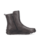 Dunkelbraune Rieker Damen Kurzstiefel Z0074-25 mit wasserabweisender TEX-Membran. Schuh Innenseite.