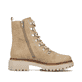 Braunbeige Rieker Damen Schnürstiefel 72643-60 mit einer schockabsorbierenden Sohle. Schuh Innenseite