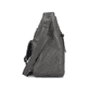 Sac Ã  main Rieker H1340-42 en gris avec sangle décorative tressée, fermeture éclair et poche pour téléphone portable. Porté.