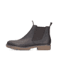 Dunkelbraune Rieker Herren Chelsea Boots 33180-27 aus Glattleder. Schuh Außenseite.