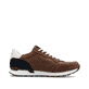 Braune Rieker Herren Sneaker Low U0302-24 mit Schnürung sowie Komfortweite G 1/2. Schuh Innenseite.