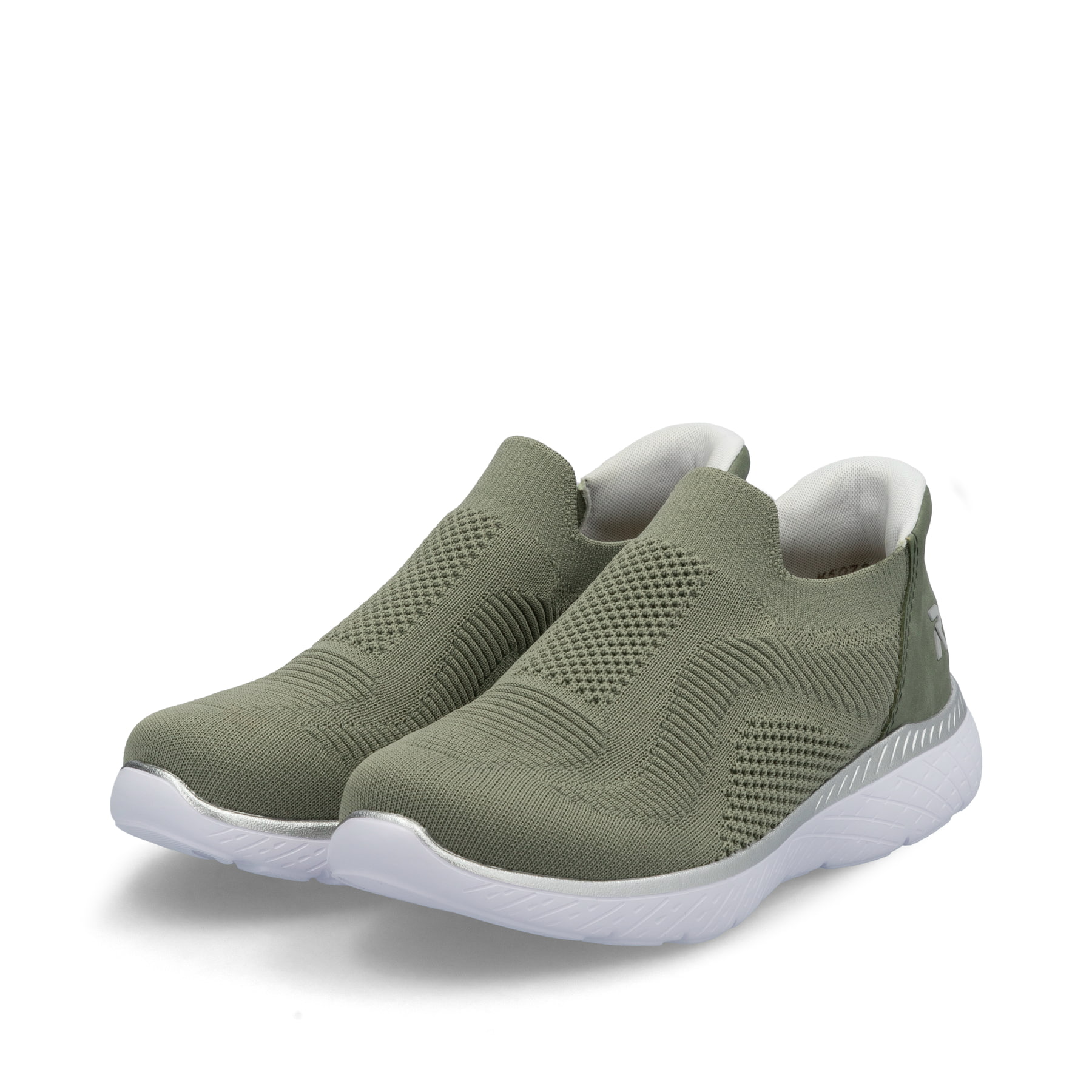 Mocassin Femme Rieker M5072 - Confort Antidérapant, Semelle MemoSoft, Largeur Confort G