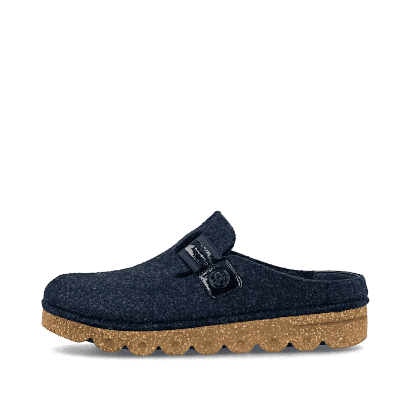 Rieker V8790 Clogs voor dames, blauw, 38 EU