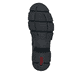 Schwarze Rieker Damen Hochschaftstiefel Y7190-00 mit einem Reißverschluss. Schuh Laufsohle.
