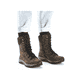 Braune Rieker Damen Schnürstiefel M9640-26 mit wasserabweisender TEX-Membran. Schuh am Fuß.