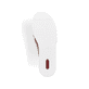 Beige Rieker Damen Pantoletten V0297-62 mit der schmalen Passform E 1/2. Schuh Laufsohle.