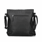 Rieker Damen Handtasche H1072-01 in Nachtschwarz aus Kunstleder mit Reißverschluss. Handtasche Rückseite.