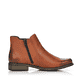 Nougatbraune Rieker Damen Chelsea Boots Z4994-24 mit einer schockabsorbierenden Sohle. Schuh Innenseite