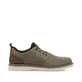 Beige Rieker Herren Slipper 04550-64 mit einem Gummizug sowie der Extraweite H. Schuh Innenseite.