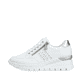 Weiße Rieker Damen Sneaker Low N8321-80 mit Reißverschluss sowie Komfortweite G. Schuh Außenseite.