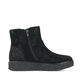 Graublaue Rieker Damen Chelsea Boots X9352-14 mit einer robusten Profilsohle. Schuh Innenseite