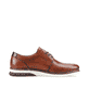 Kastanienbraune Rieker Herren Schnürschuhe 14402-24 mit der Komfortweite G 1/2. Schuh Innenseite.