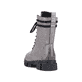 Asphaltschwarze Rieker Damen Hochschaftstiefel Y4760-00 mit einer leichten Sohle. Schuh Innenseite