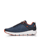 Blaue Rieker Herren Sneaker Low 07806-14 mit super leichter und flexibler Sohle. Schuh Außenseite.