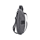 Sac pour ordinateur portable Rieker H5000-42 en gris avec grand espace de rangement, bandoulière amovible et fermeture éclair. Côté droit.