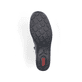 Dunkelblaue Rieker Damen Kurzstiefel 58386-14 aus Glattleder mit Reißverschluss. Schuh Laufsohle.