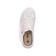 Beige Rieker Damen Clogs M5095-60 mit Gummizug sowie einer ultraleichten Sohle. Schuh von oben.