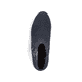 
Dunkelblaue Rieker Damen Chelsea Boots X6361-14 mit einer leichten Plateausohle. Schuh von oben