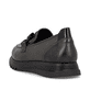 Mocassins Rieker marron pour femme 49051-25 en cuir lisse. Chaussure vue de dessus.