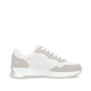 Weiße Rieker Damen Sneaker Low W1302-83 mit einer Schnürung. Schuh Innenseite.