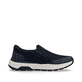 Blaue Rieker Herren Slipper 06152-14 mit einem Gummizug sowie dem Gel-Fußbett. Schuh Innenseite.