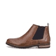 
Nussbraune Rieker Herren Chelsea Boots 14653-24 mit einer robusten Profilsohle. Schuh Außenseite