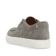 Graue Rieker Herren Slipper U0702-42 mit TR-Sohle mit weichem EVA-Inlet. Schuh von hinten.
