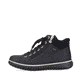 
Tiefschwarze Rieker Damen Schnürschuhe Z4263-00 mit Schnürung und Reißverschluss. Schuh Außenseite