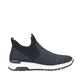 Marineblaue Rieker Damen Slipper M0053-14 mit einer schockabsorbierenden Sohle. Schuh Innenseite
