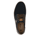 Blaue Rieker Herren Schnürschuhe B5249-14 mit der Komfortweite G 1/2. Schuh von oben.
