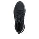 Schwarze Rieker Herren Schnürstiefel B9501-00 mit dem umdrehbaren Glacier Grip. Schuh von oben.