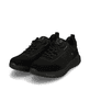 Schwarze Rieker Herren Sneaker Low U0100-00 mit wasserabweisender TEX-Membran. Schuhpaar seitlich schräg.