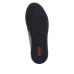 Baskets basses Rieker beiges pour femme N1100-62 avec fermeture éclair. Semelle extérieure de la chaussure.