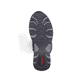 Schwarz-graue Rieker Damen Schnürstiefel M9643-01 mit einem Reißverschluss. Schuh Laufsohle.
