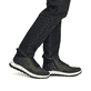 Dunkelgrün-schwarze Rieker Herren Schnürstiefel B8124-54 mit Reißverschluss. Schuh am Fuß.