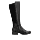 Schwarze Rieker Damen Hochschaftstiefel Z9564-00 aus Glattleder. Schuh Innenseite.