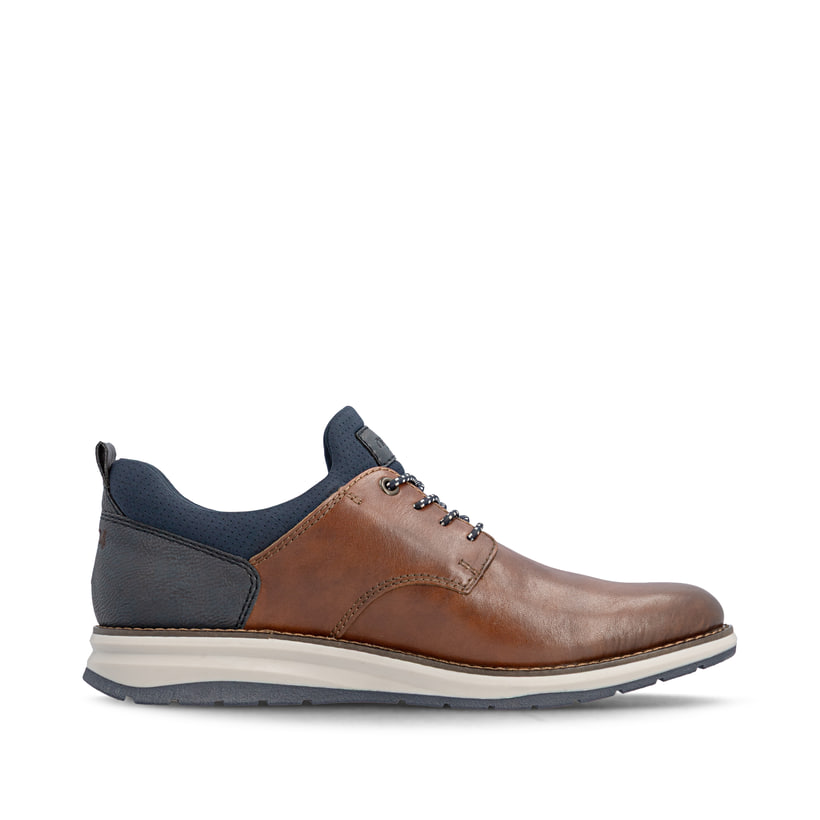 Braune Rieker Herren Slipper 14755-24 aus Glattleder. Schuh Innenseite.