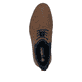 Braune Rieker Herren Slipper 11357-24 mit easy Hineinschlüpf-Möglichkeit. Schuh von oben.