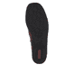 Braune Rieker Damen Kurzstiefel 58388-25 aus Glattleder mit dekorativer Blume. Schuh Laufsohle.