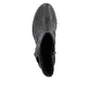 Dunkelbraune Rieker Damen Stiefeletten Y2590-25 mit einem Reißverschluss. Schuh von oben.