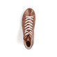
Fuchsbraune Rieker Damen Schnürstiefel L9880-24 mit Schnürung und Reißverschluss. Schuh von oben