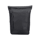Sac à dos Rieker H5101-02 noir avec fermeture éclair, compartiment rembourré pour ordinateur portable et bretelles ajustable. Devant.
