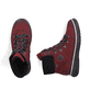 Kastanienbraune Rieker Damen Kurzstiefel 73691-24 mit einer robusten Profilsohle. Schuh Innenseite