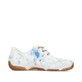 Mehrfarbige Rieker Damen Schnürschuhe 55920-90 mit modernen Ziernähten. Schuh Innenseite.
