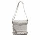 Rieker Damen Handtasche H1346-40 in Silber aus Kunstleder mit Reißverschluss. Handtasche getragen.